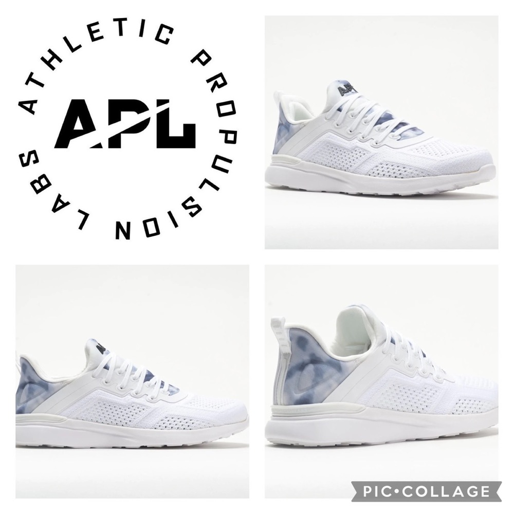 APL Techloom Tracer Sneakers {White/Blue Tie Dye} 8